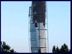 Turning Torso under construction 2004